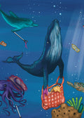 Poster „Quwal der Wal“ (A4)