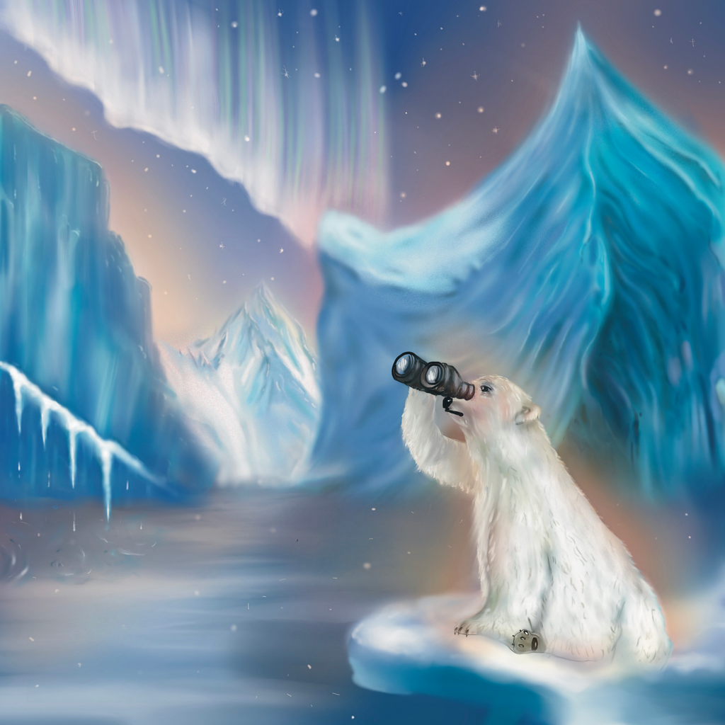 Quwinn die Eisbärin